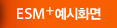 ESM+ 예시화면